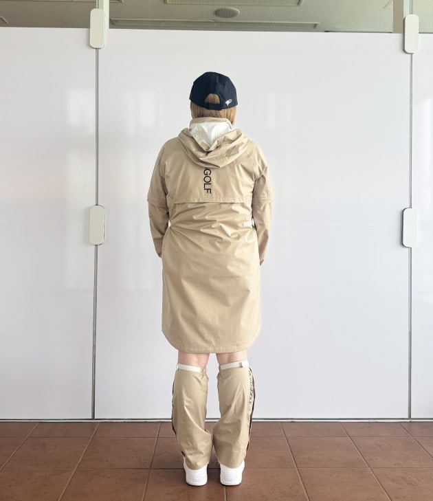ビームスゴルフ　ナイロンジャケット ベージュ　Mサイズ　日本製 雨の日でもオシャレに過ごしちゃいましょ♪｜ビームス ゴルフ 玉川髙