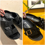 BEAMS F（ビームスF）BIRKENSTOCK / ARIZONA EXQUISITE レザーサンダル
