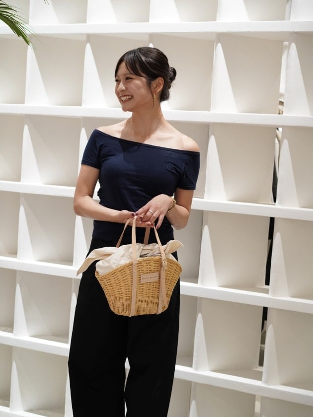大注目コラボ】DEAN & DELUCA × BEAMS COUTUREの「保冷ラタンバッグ