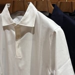 ＜Brilla per il gusto＞夏のビジネススタイルに！ALBINIコットンポロシャツ