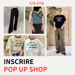 〈INSCRIRE〉 POP UP SHOPご紹介します！