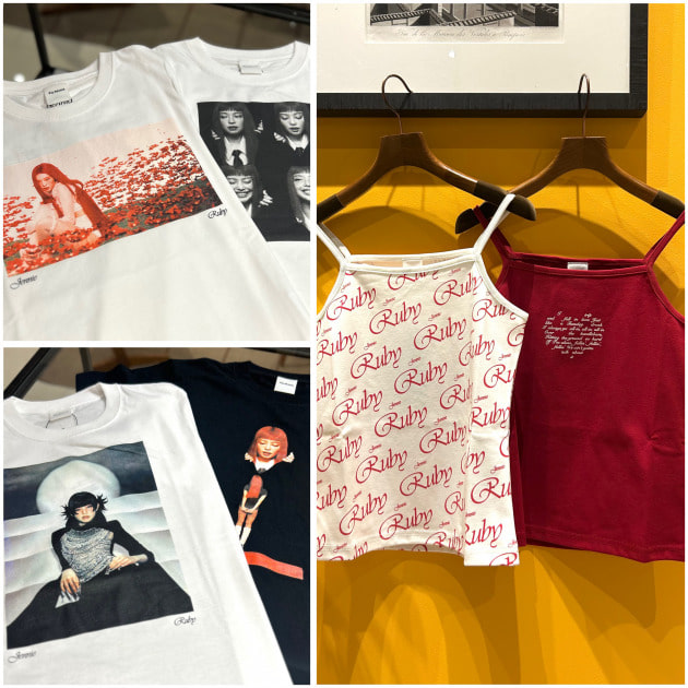ジェニーファン必見！】〜『Ruby』コレクション〜Tシャツ&キャミソール