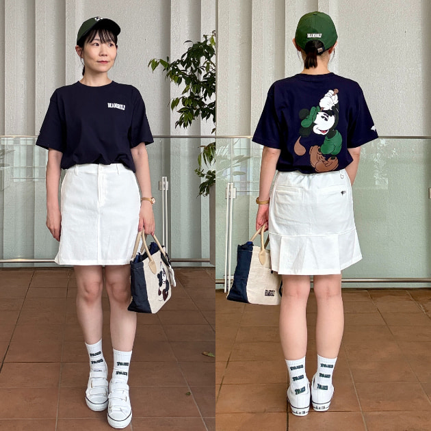 ミッキーマウス ゴルフ golf クラシック classic アートギャラリー 大人だから似合う、レトロなミッキーマウス☆夏の上品ゴルフスタイル