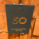 【SALE ITEM】＜CINQUANTA＞スエード ウエスタンシャツ