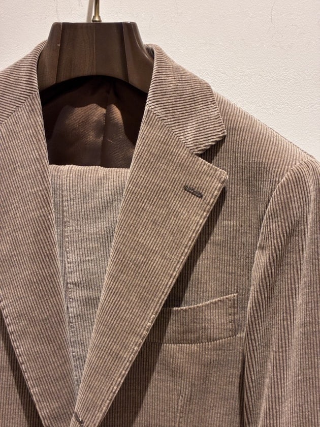 26AW】〈Brilla per il gusto〉オススメ コーデュロイ スーツ