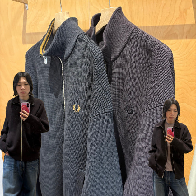 要予約】〈FRED PERRY〉をニットで楽しむ。秋冬もやっぱりフレッド