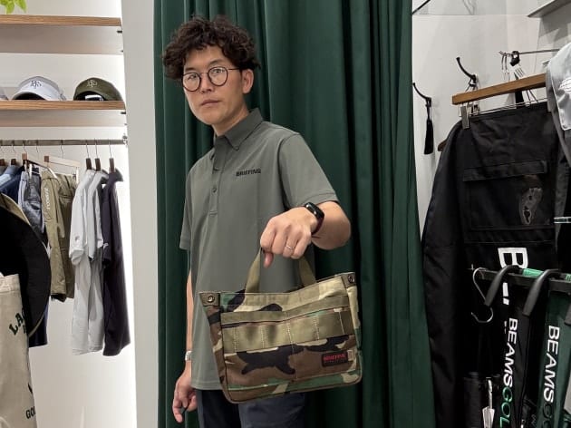 7月10日発売】BRIEFING GOLF×BEAMS GOLF別注ウッドランドカモ