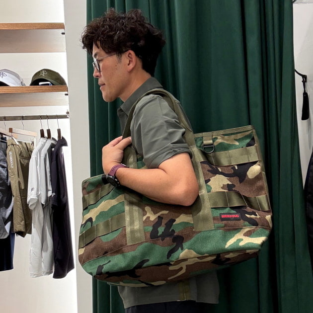 7月10日発売】BRIEFING GOLF×BEAMS GOLF別注ウッドランドカモ