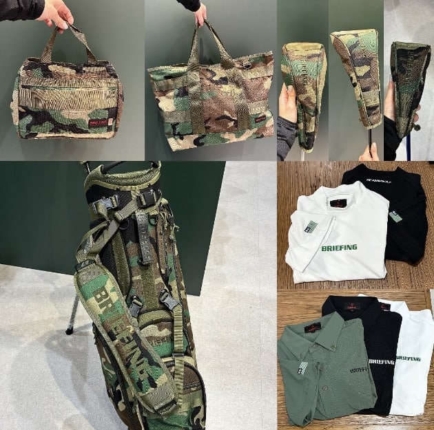 8年振りの復活【BEAMS GOLF】〈BRIEFING〉別注「WOODLAND CAMOUFLAGE