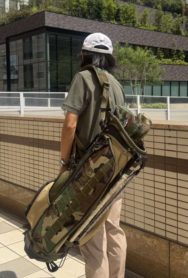 カモフラ柄好きにはたまらないキャディバッグ｜ビームス ゴルフ なんば