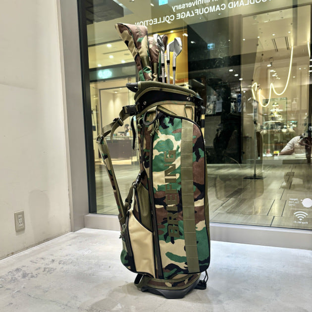 BRIEFING別注】ゴルフスタイルを格上げする、WOODLAND CAMOUFLAGE