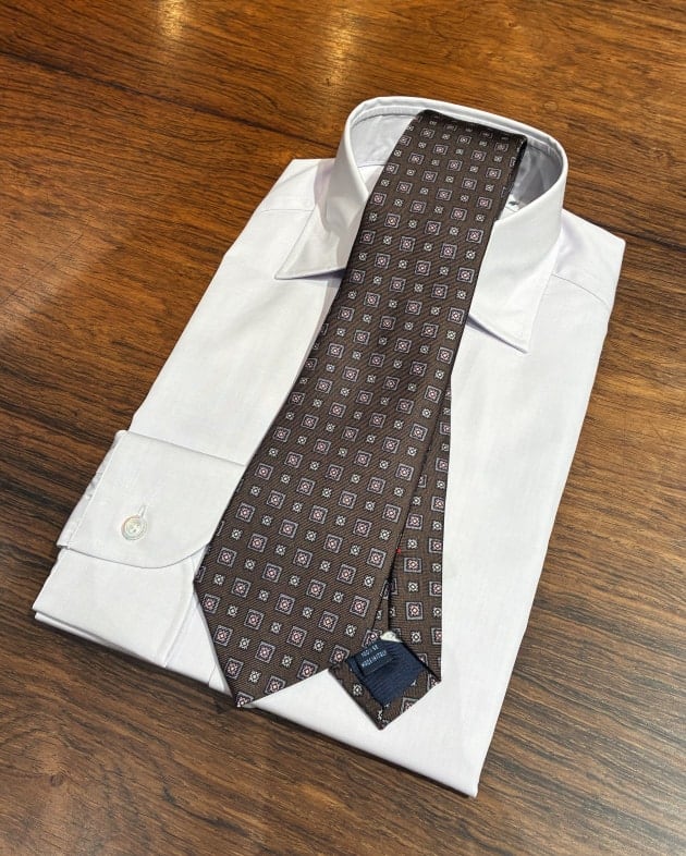 Franco Bassi ネクタイ プリント ブラウン系 新入荷〈FRANCO BASSI〉プリント ネクタイのご紹介です。｜ビームス