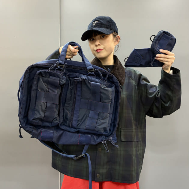 【美品】BRIEFING ネイビー 3way バッグ 写真付きで詳しく解説☆新解釈の別注〈BRIEFING〉】「NEO 3WAY No.1