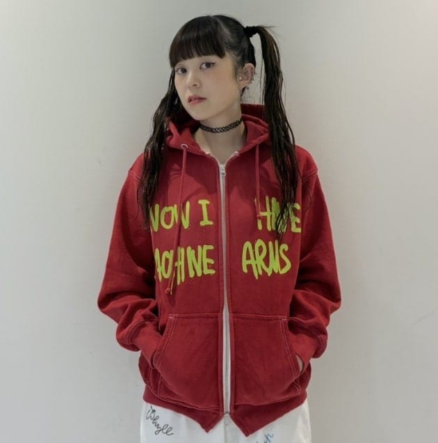 BEAMS パーカー レッド M カート ミルキーサブウェイ ミルサブ 全商品着ました♪【銀河特急 ミルキー☆サブウェイ】｜りかちょび｜BEAMS