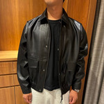 着回し力抜群？フェイクレザーブルゾン