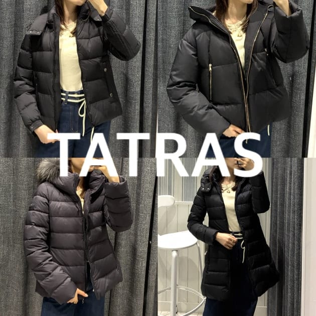 156cm着用レビュー】TATRAS（タトラス）人気ダウン4型を着比べ！サイズ