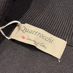 【新入荷】＜Quattrocchi（クアトロッキ）＞ニットドライビングブルゾン