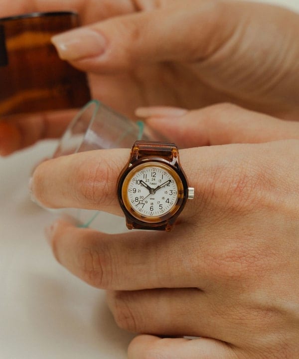 50周年限定】アクセ感覚で身につける指輪型タイメックス！〈TIMEX