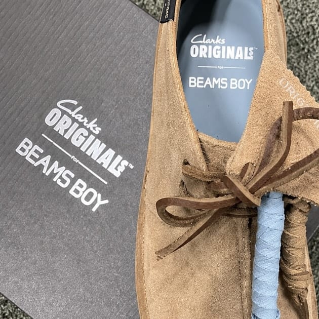 全天候型名作】3種のシューレース付き！〈Clarks × BEAMS BOY〉Desert