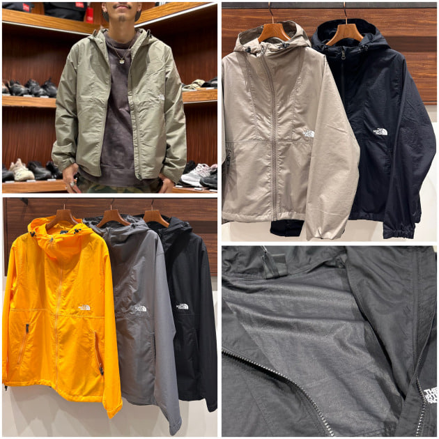 【美品】THE NORTH FACE コンパクトジャケット (軽量・防風) THE NORTH FACE(ザ・ノース・フェイス)】〜軽量で持ち運びにも便利