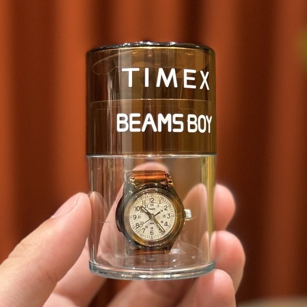 限定 TIMEX × BEAMS BOY 別注 オリジナルキャンパー　ミリタリー ついに明日発売！】〈TIMEX(タイメックス)〉×〈BEAMS BOY(ビームス