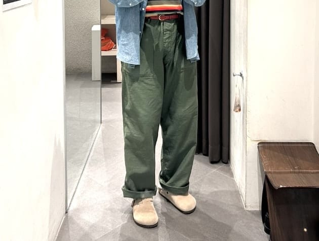 orslow オアスロウ　ファティーグパンツ　サイズ2 ビームス　ビショップ 再販決定】orSlowの名作をワイドに再構築。BEAMS別注ファティーグ