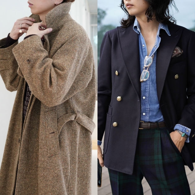 BEAMS F /ウールシルクリネン ジャケット 着画あり＆店内写真】50周年別注〈Drake's × BEAMS F〉カプセル