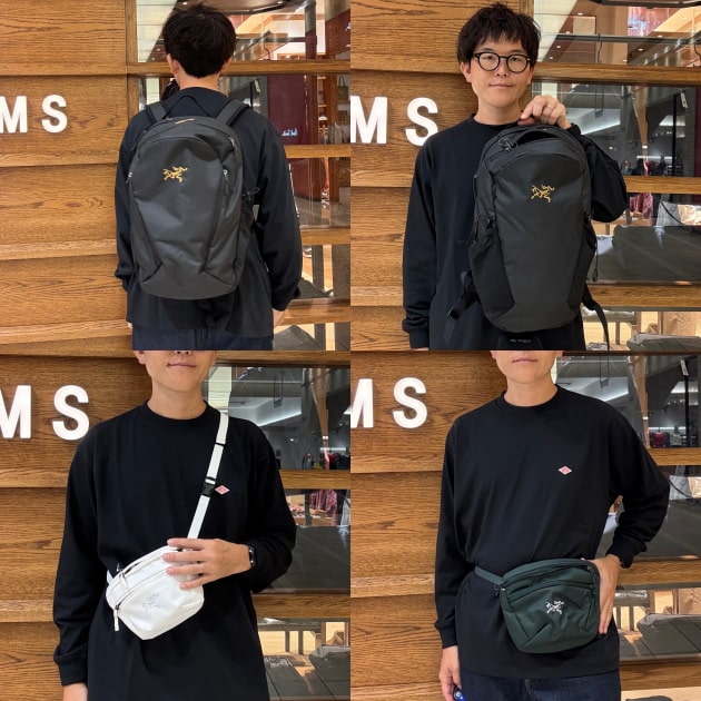 ARC'TERYX BEAMS アークテリクス　マンティス ARC'TERYX(アークテリクス〉「MANTIS(マンティス)」シリーズを用途別に