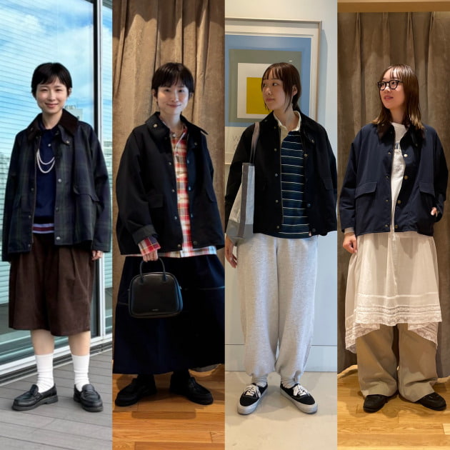 【Barbour】着こなし無限大！身長別4スタイルをご紹介！