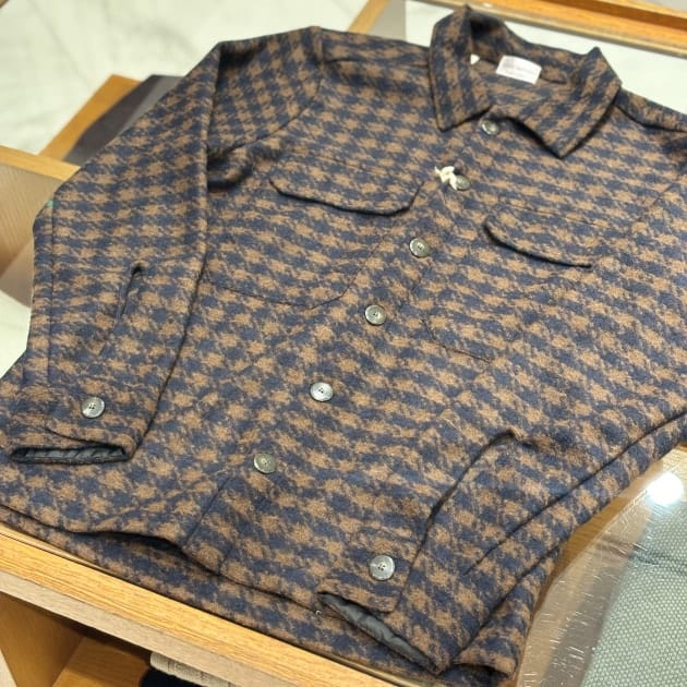 GUY ROVER × BEAMS】別注ウールシャツブルゾン｜ブロックチェックなど3