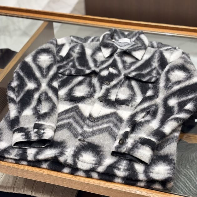 GUY ROVER × BEAMS】別注ウールシャツブルゾン｜ブロックチェックなど3