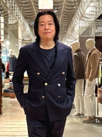 BEAMS F（ビームスF）HANDMADE WILLIAM HALSTEAD ウール ダブル