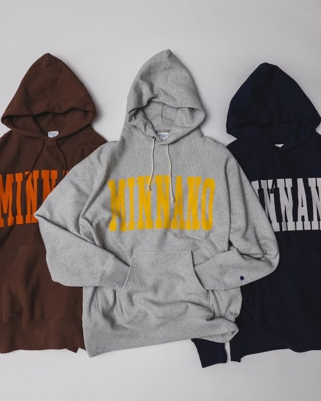 MIN-NANO スウェット Champion for BEAMS by MIN-NANO】50周年記念のスペシャルアイテム