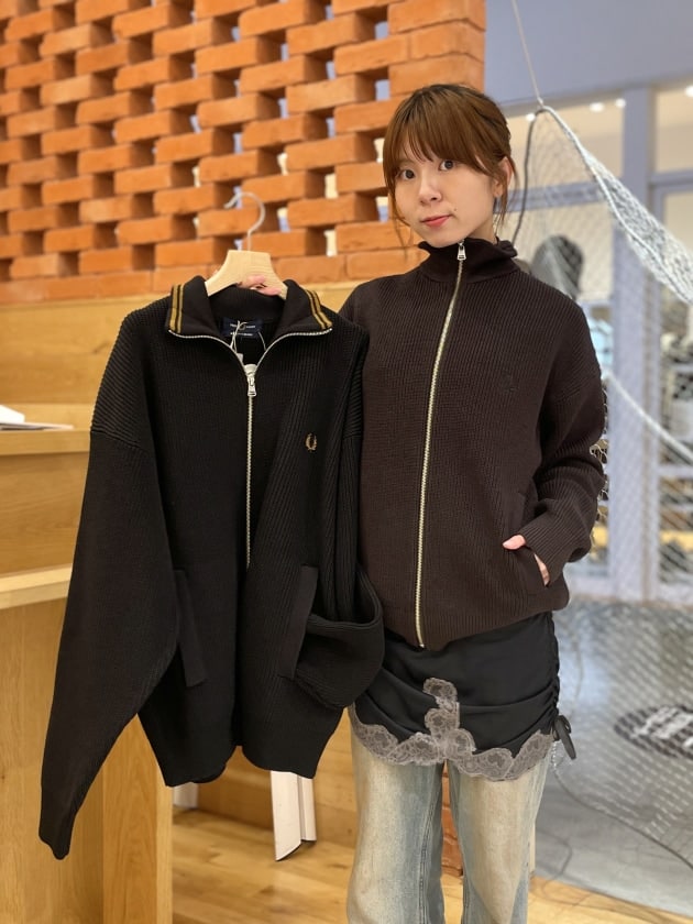 BEAMS【別注】 FRED PERRY/ジップカーディガン FRED PERRY（フレッドペリー） × BEAMS】【サイズレビューあり】別注