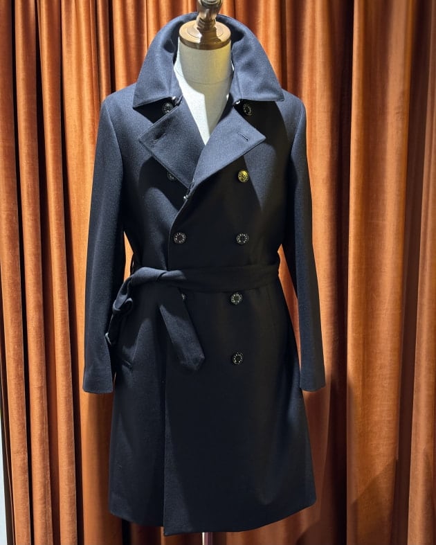 BEAMSf別注 MACKINTOSH / メルトン トレンチコート 40 お色気ムンムン。素敵なトレンチ。〈MACKINTOSH〉｜ビームス ライフ