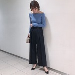 着回し力抜群！2WAYリブニット