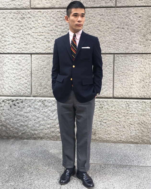 SPORTCOATオーダーでのネイビーブレザー｜ビームス プラス 丸の内｜BEAMS