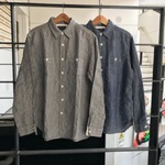 リネンのワークシャツ