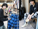 メンズノンノモデル三宅さんが着こなすチェックパンツ