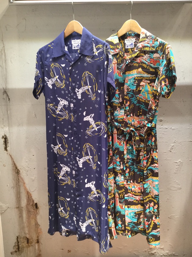 新品 BEAMS BOY×SUN SURF アロハ シャツ ワンピース ブラック