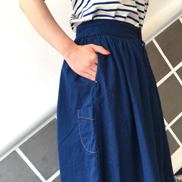 orslow×fennica “Indigo Pueblo Skirt”｜BEAMS JAPAN（ビームス