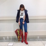 もうすぐ梅雨！田中が選ぶラクチン雨の日コーディネート♥︎