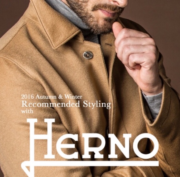 HERNO POP UP STORE 絶賛開催中！！