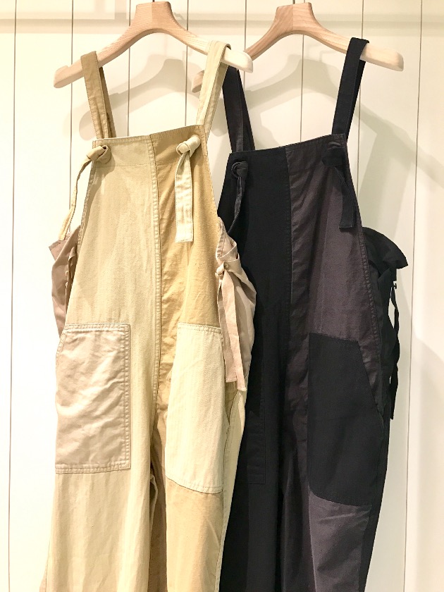 BEAMS BOY クレイジー US ARMY オーバーオール ヘリンボーン