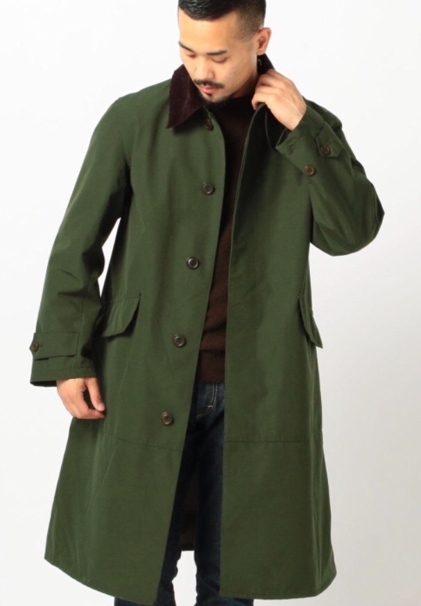 Barbour / SINGLE BRESTED 2レイヤー ロングコート eva.gov.co