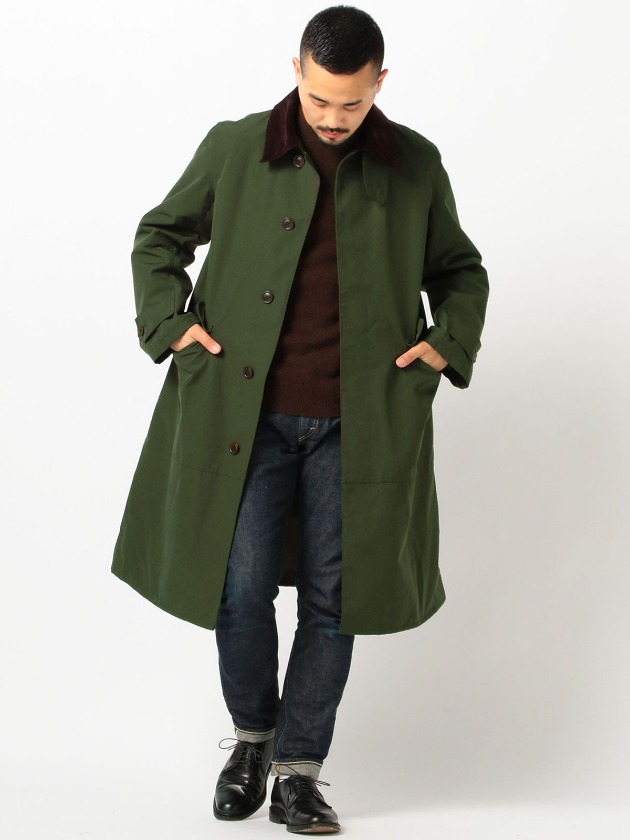 Barbourバブアー/SINGLE BREASTED COAT 2Layer-