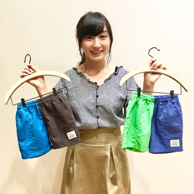 〈BEAMS mini〉ちょっとした水遊びにも◎バイカラーショーツのご紹介！