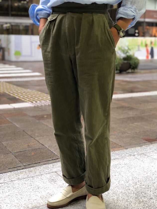 KENNETH FIELD GRUKHA WIDE TROUSERS｜ビームス プラス 有楽町｜BEAMS