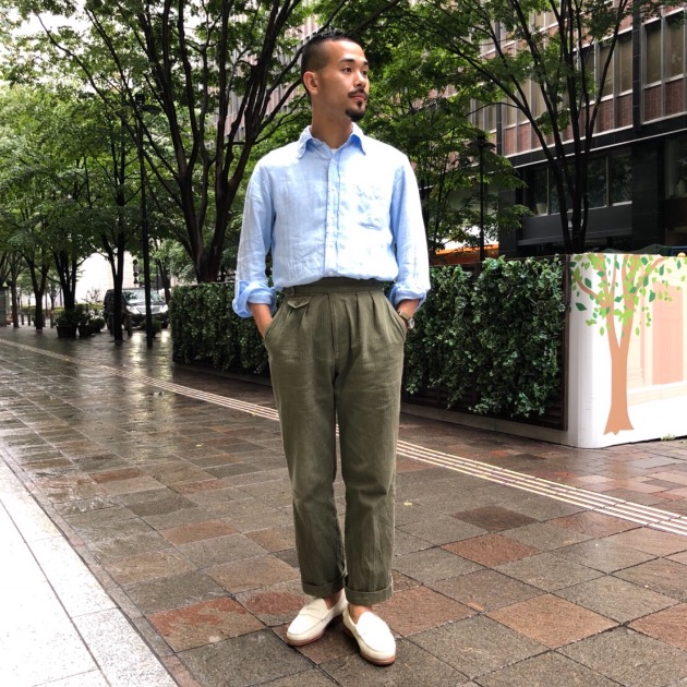 KENNETH FIELD GRUKHA WIDE TROUSERS｜ビームス プラス 丸の内｜BEAMS