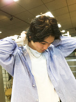 メンズノンノモデル中川大輔さんが着こなすビッグストライプシャツ